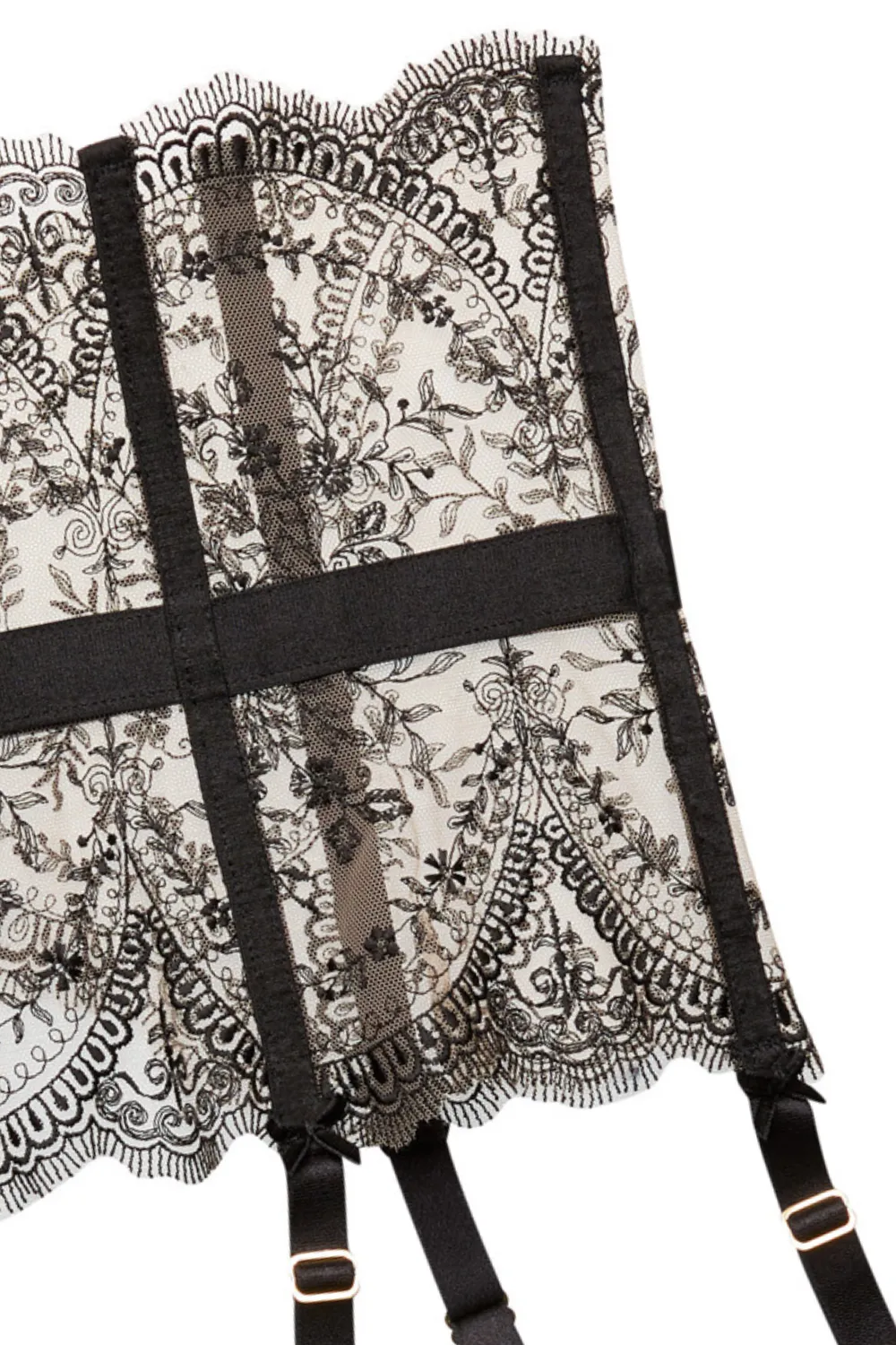 Severine Suspender in Black